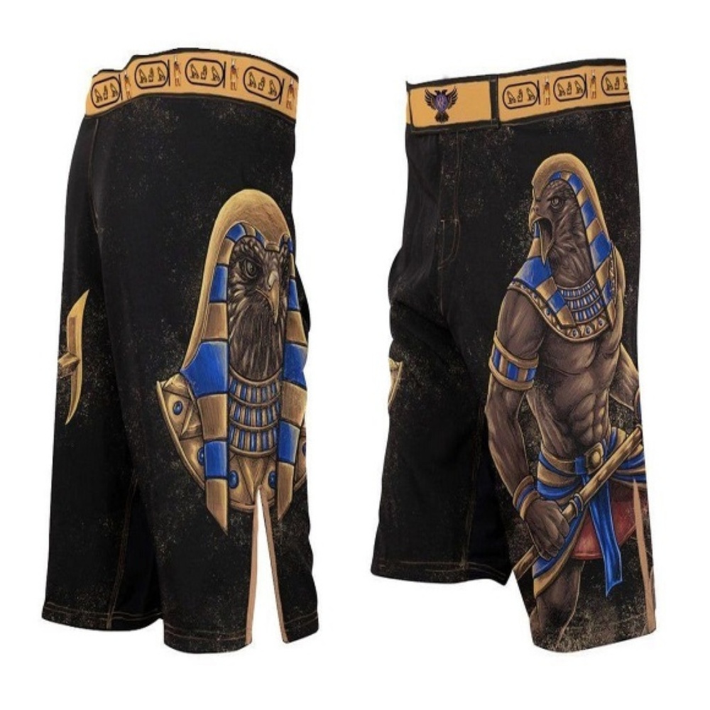 MMA Shorts Raven Fightwear Gods of Egypt Horus NWT